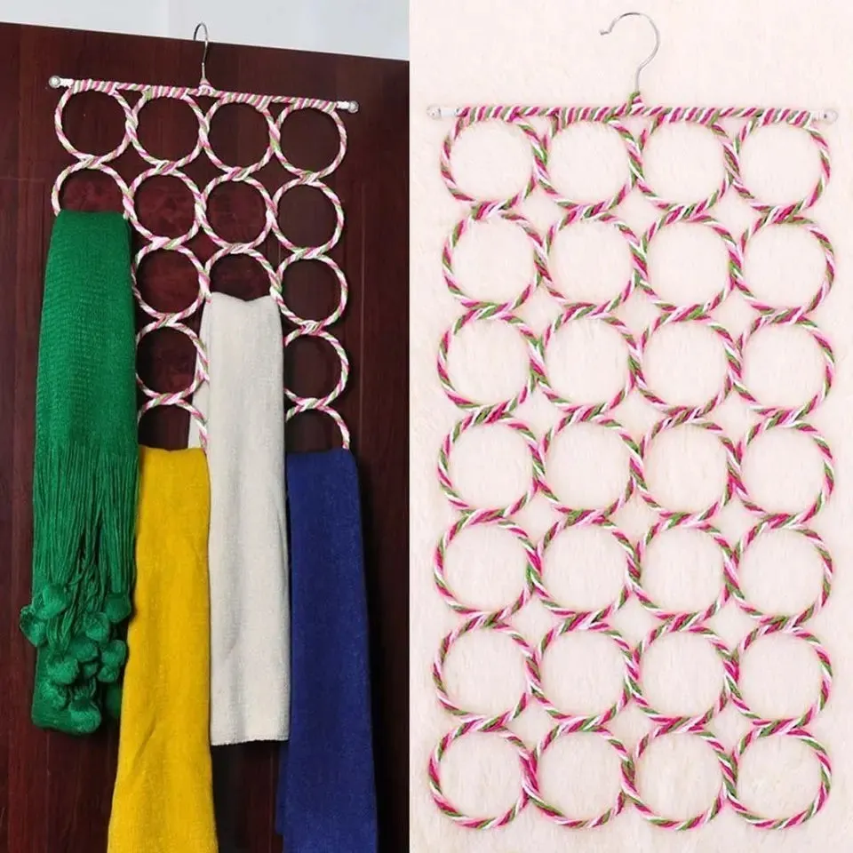 28X RINGS SCARF & SHAWL HANGER