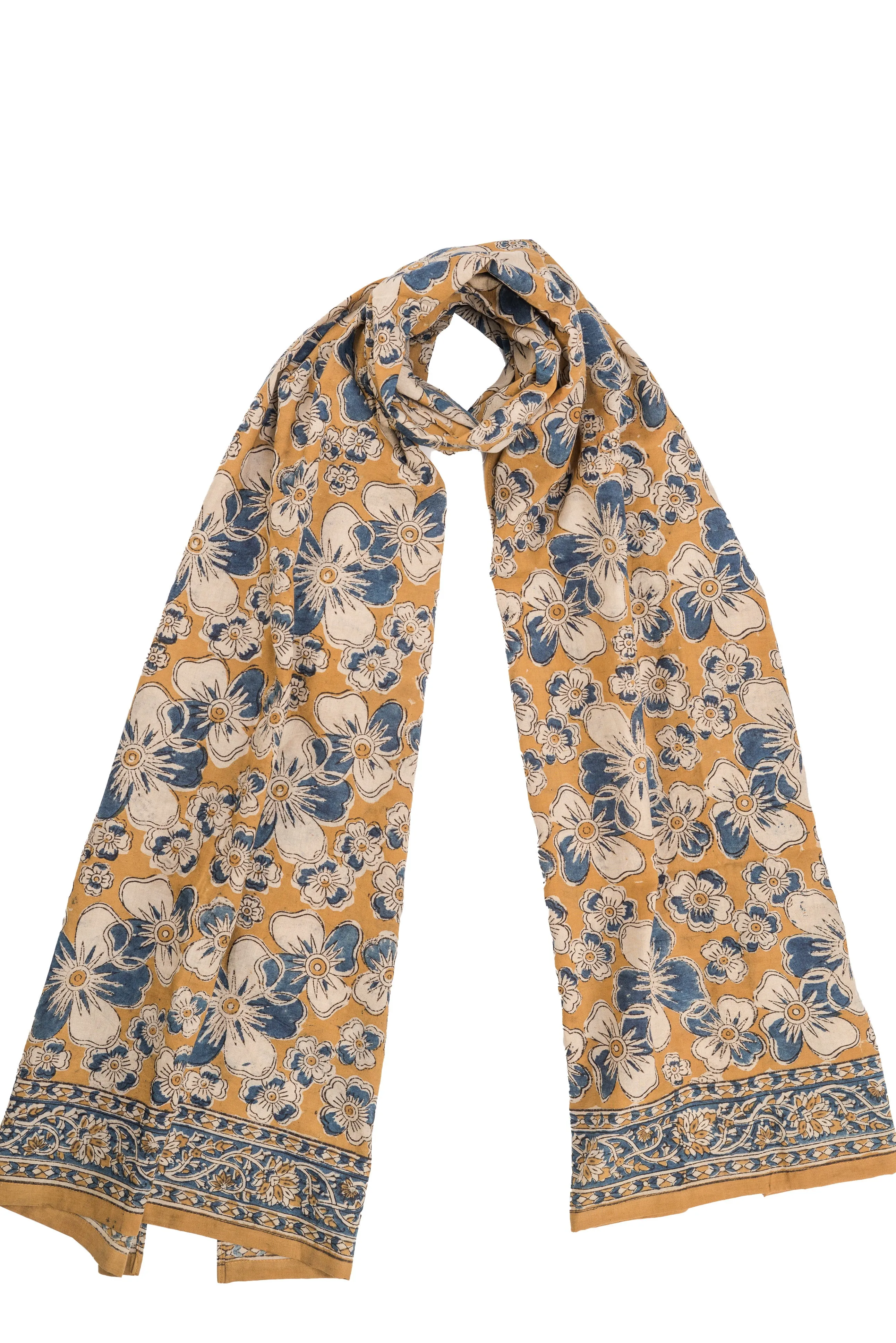 600-061 Women's Scarf - Hand Block Printed