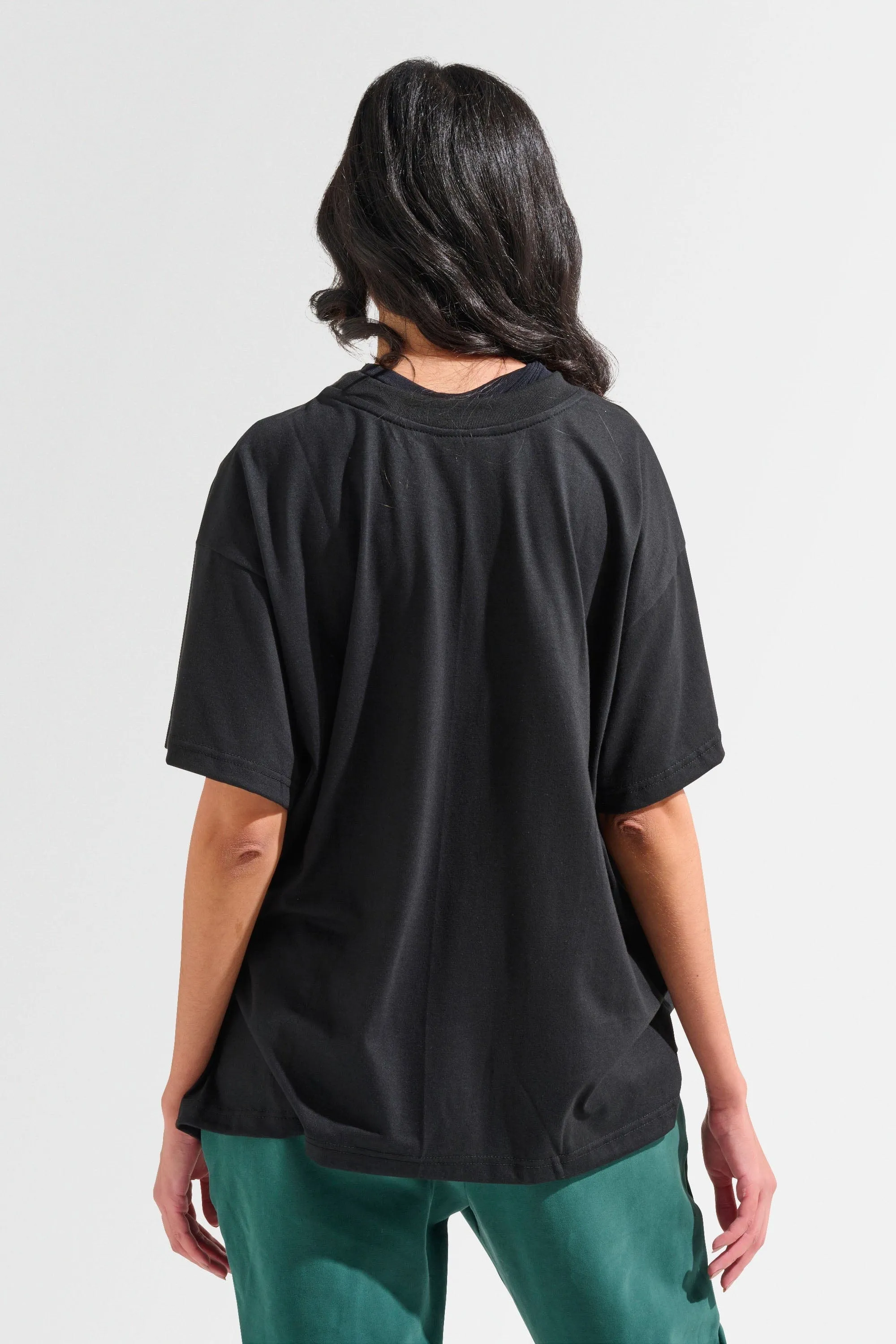 Adapt Oversized Tee - Black