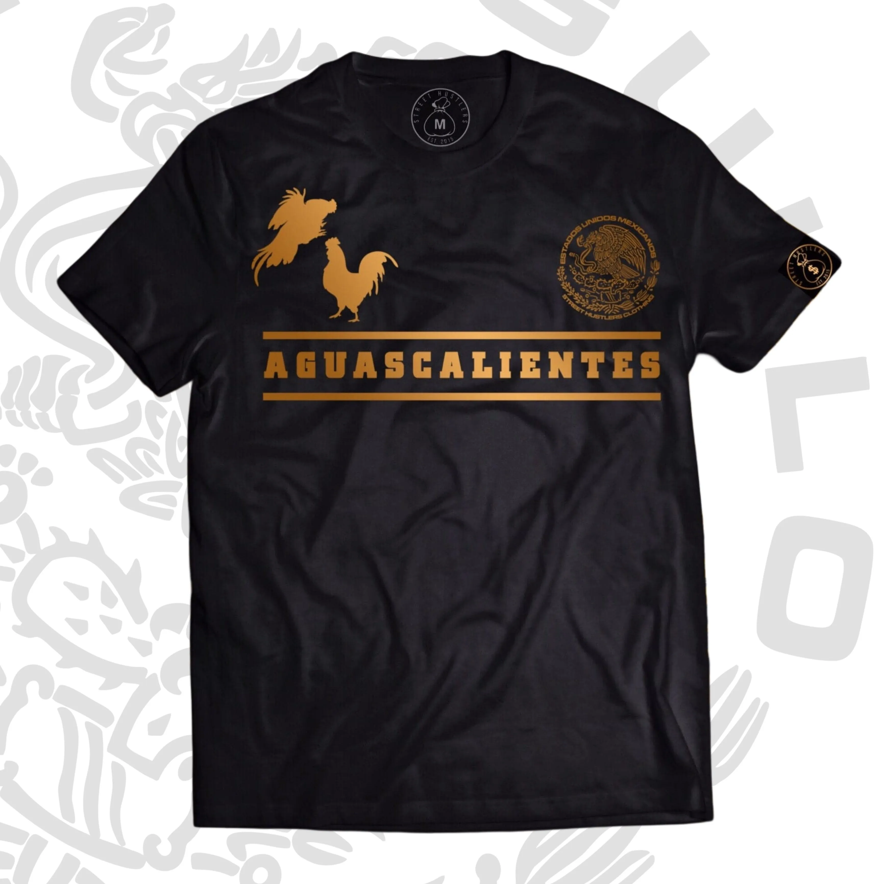 AGUASCALIENTES BLACK T-SHIRT