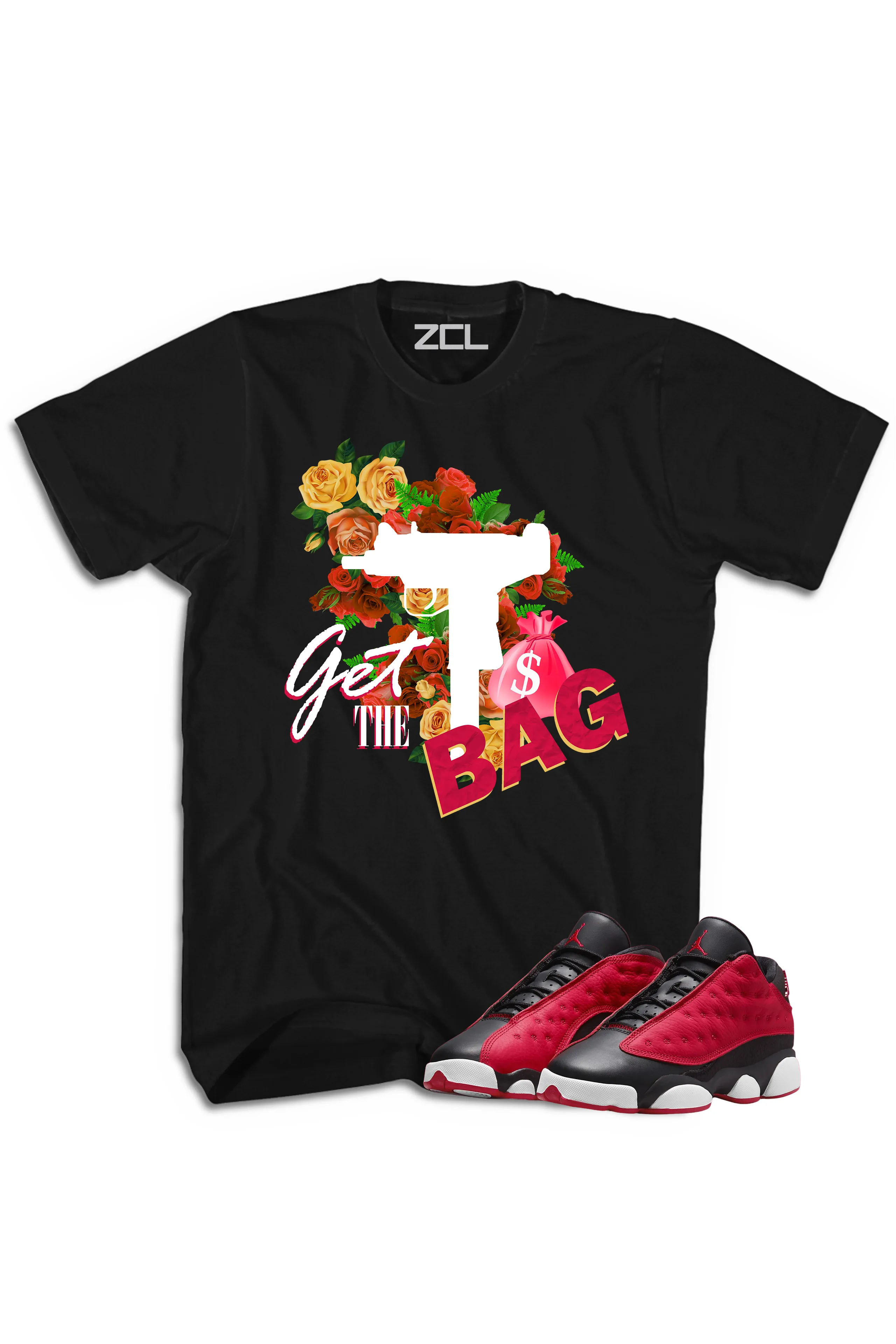 Air Jordan 13 Low "Get The Bag" Tee Very Berry