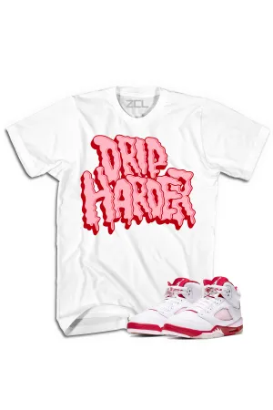 Air Jordan 5 GS "Drip Harder" Tee (Pink Foam)