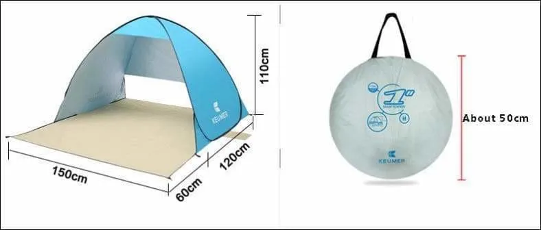 Anti-UV Popup Beach Tent