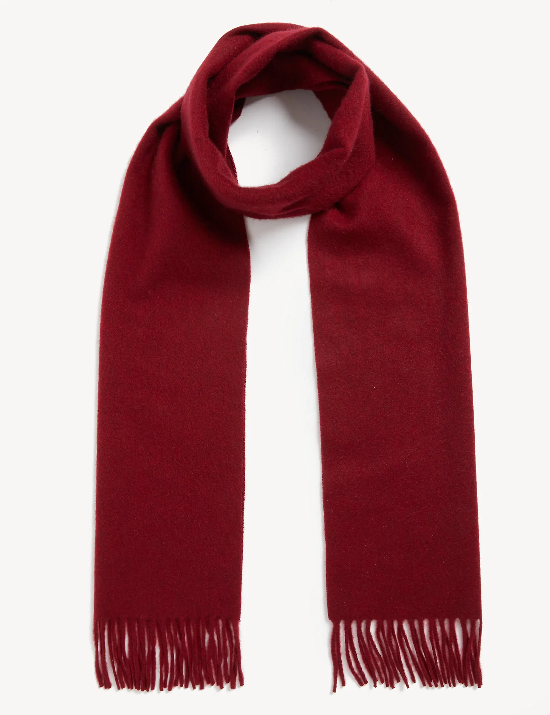 Autograph pure cashmere scarf, red