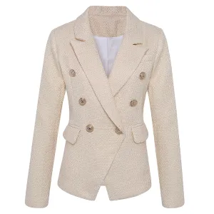 BUCKINGHAM TEXTURED BLAZER - Beige