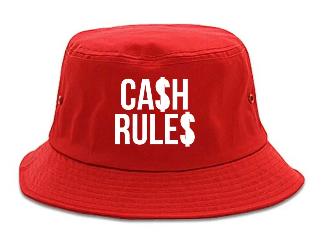 Cash Rules Bucket Hat