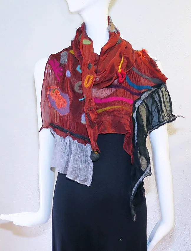 Cedide Olcay - Silk Nuno Surprise Scarf