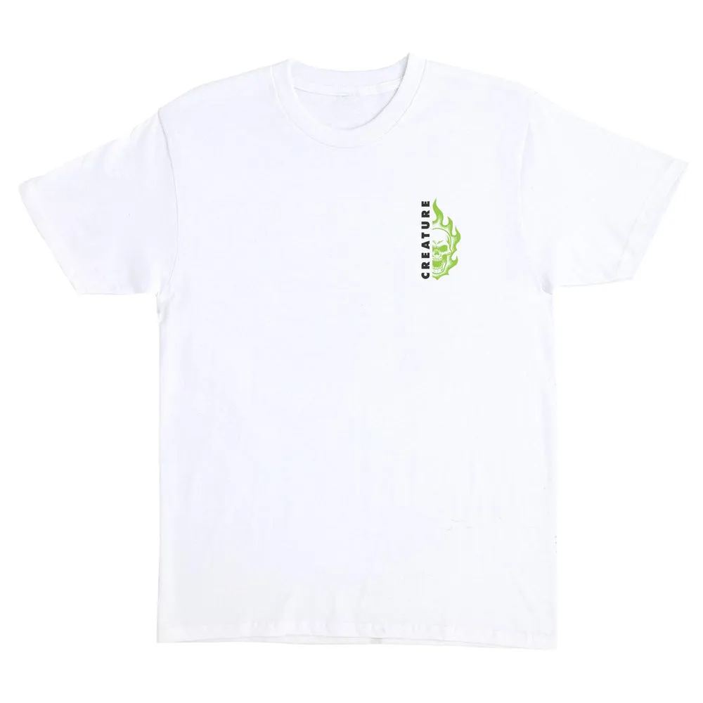 Creature Skateboards Vortex Men's Creature T-Shirt - WHITE