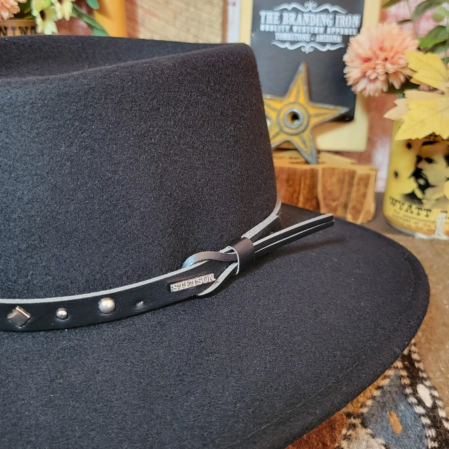 Crushable Wool Hat the "Black Hawk" Hat by Stetson  SWBKHK-783207