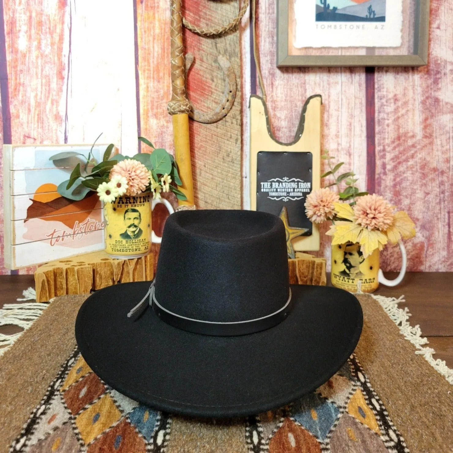 Crushable Wool Hat the "Black Hawk" Hat by Stetson  SWBKHK-783207