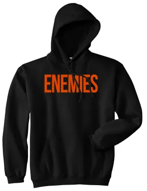 ENEMIES Orange Print Pullover Hoodie