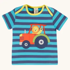 Frugi Bobster Applique T-Shirt - Vehicle