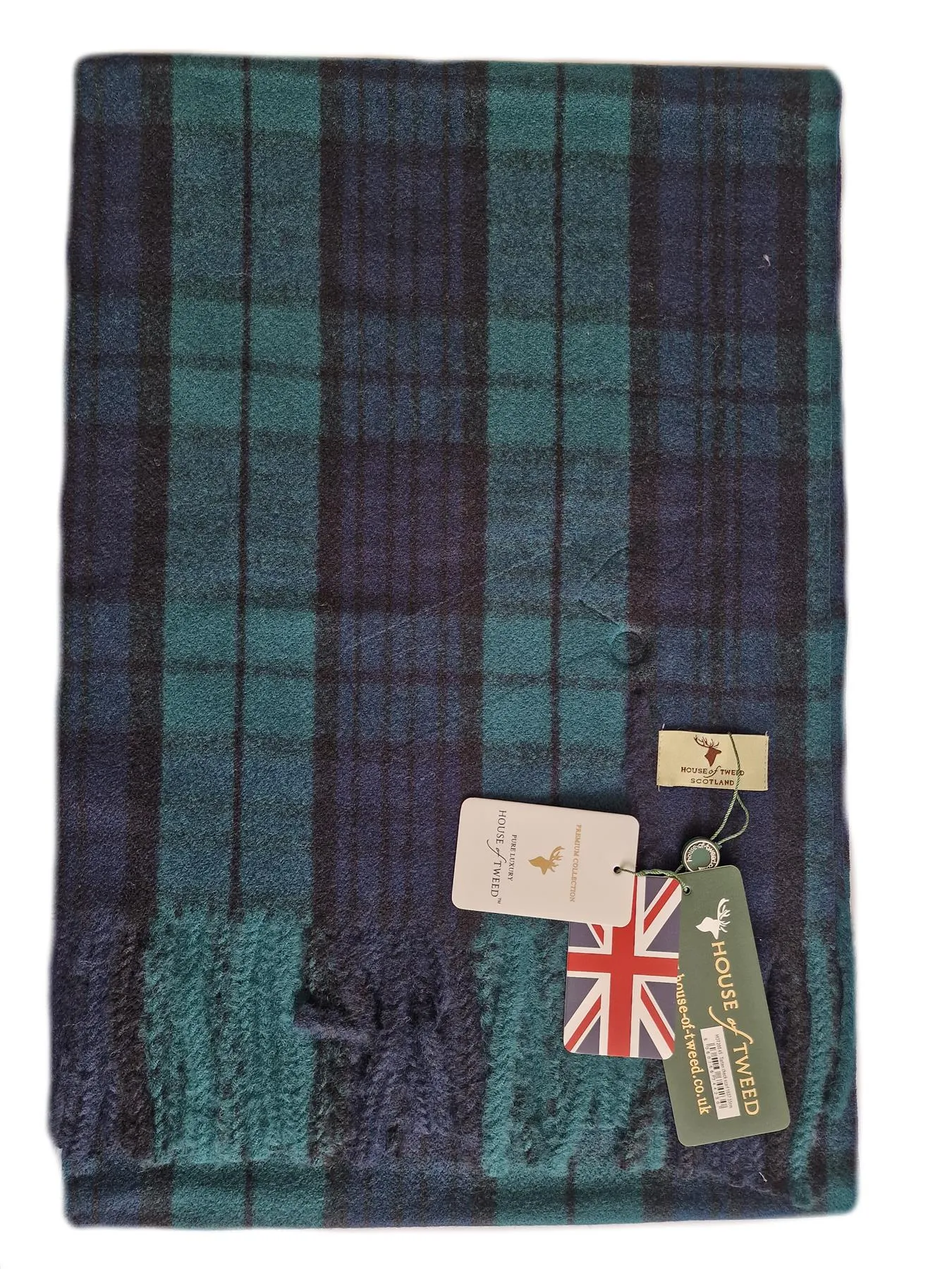 House Of Tweed Scarf Super Soft Tartan Design Check Scotland