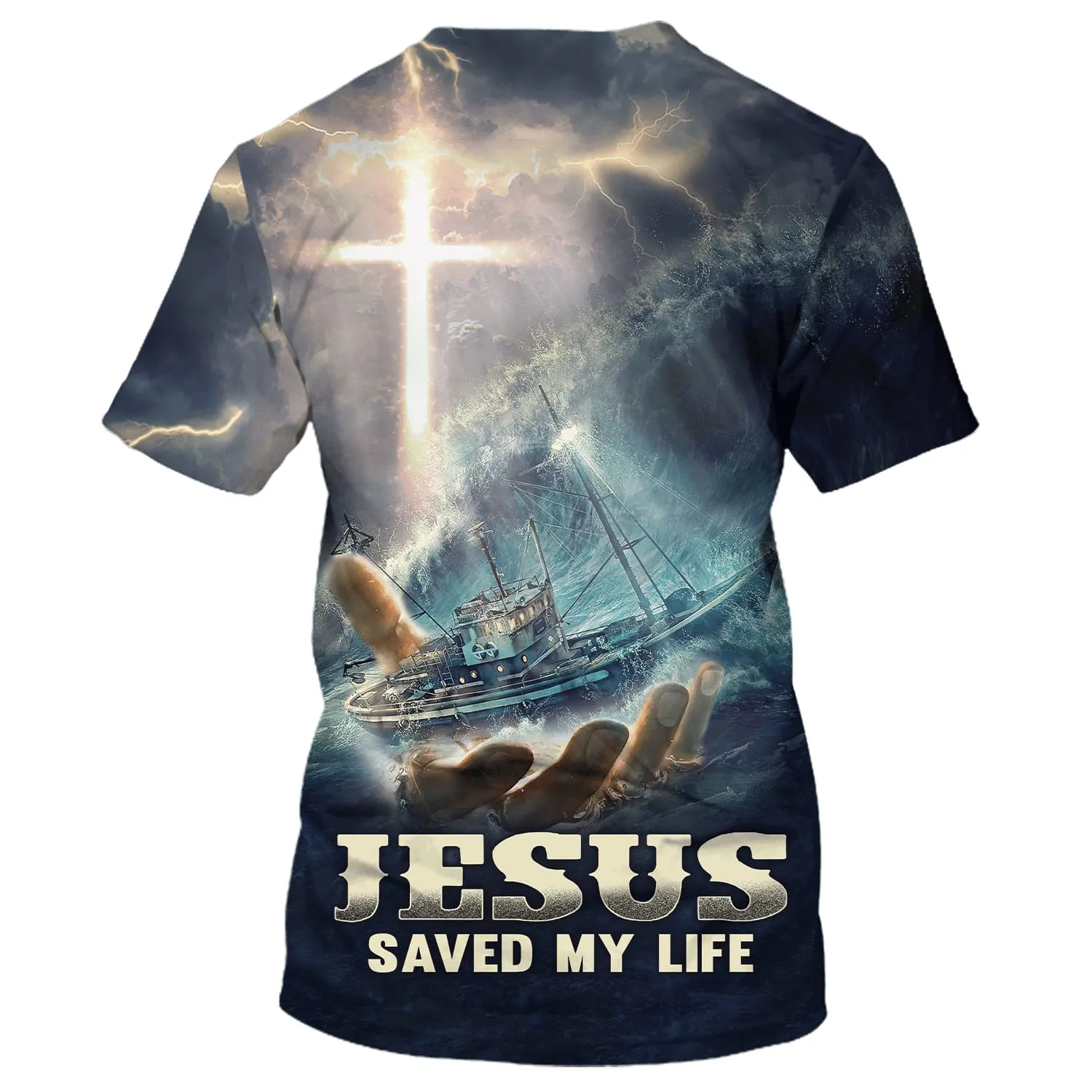 Jesus Saved My Life 3D All Over Printed Shirt for Men and Women