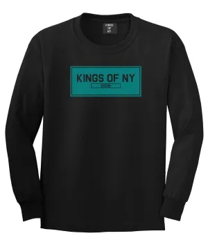 Kings Of NY 2006 FALL15 Blue Logo Long Sleeve T-Shirt