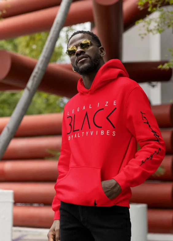 Legalize Black Graphic Hoodie