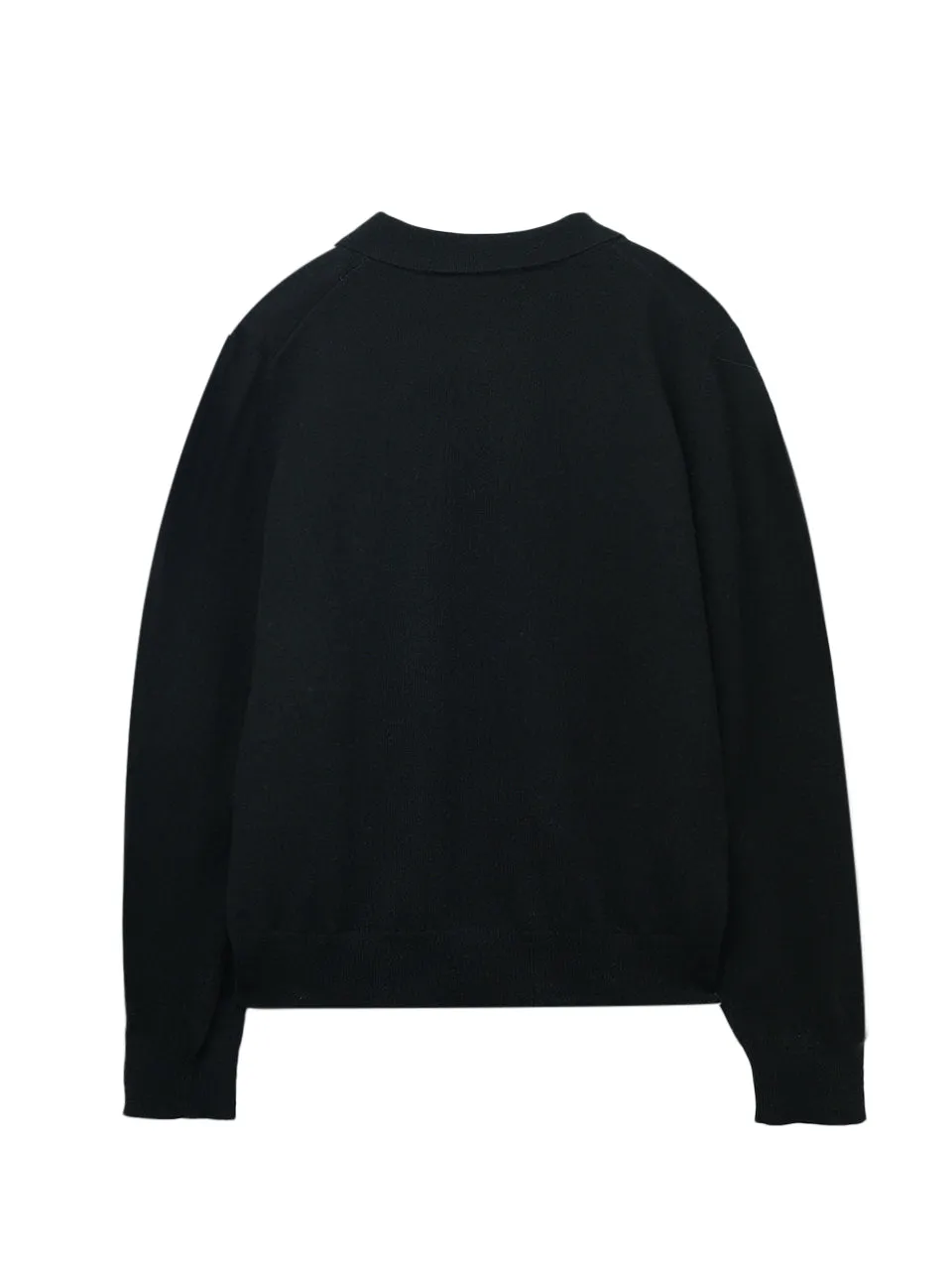 Men Polo Sweater_Black