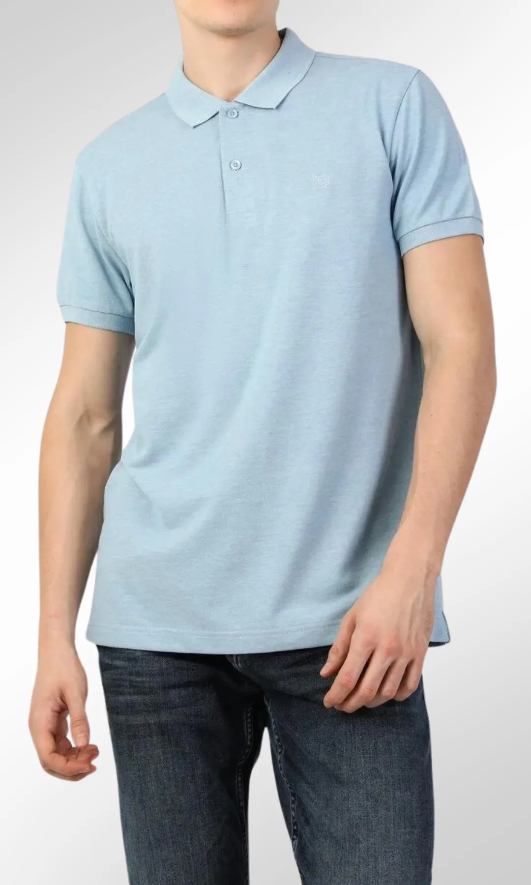 Men Polo T-Shirt COLIN'S (Baby Blue)