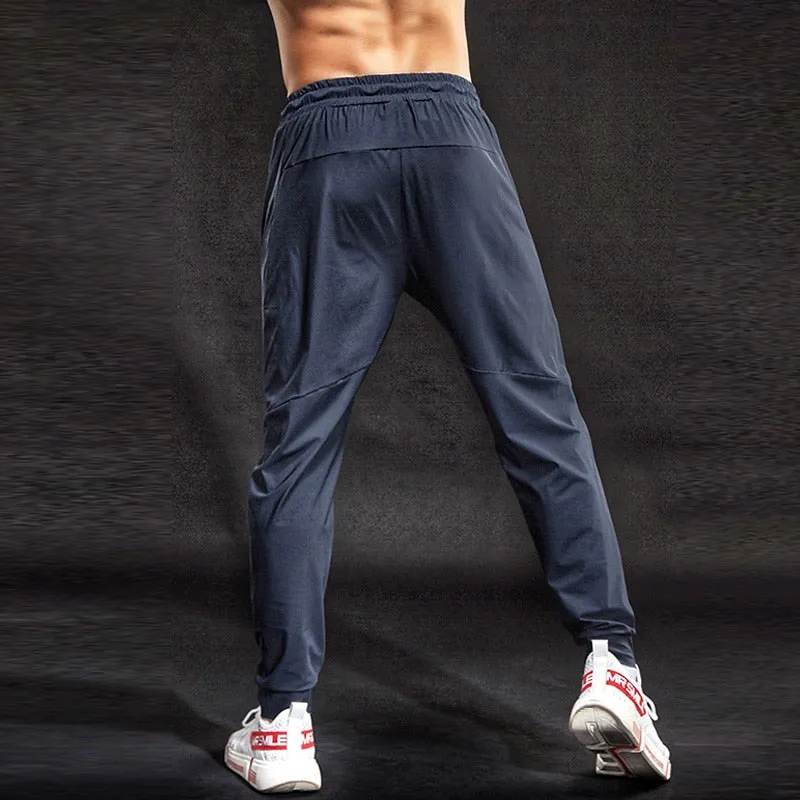 Mens Joggers Casual Pants Fitness Men Sportswear Tracksuit Bottoms Skinny Sweatpants Trousers Gyms Casual Elastic Pants