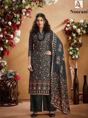 Noorani Pure Pashmina Suits Dress Material For Women