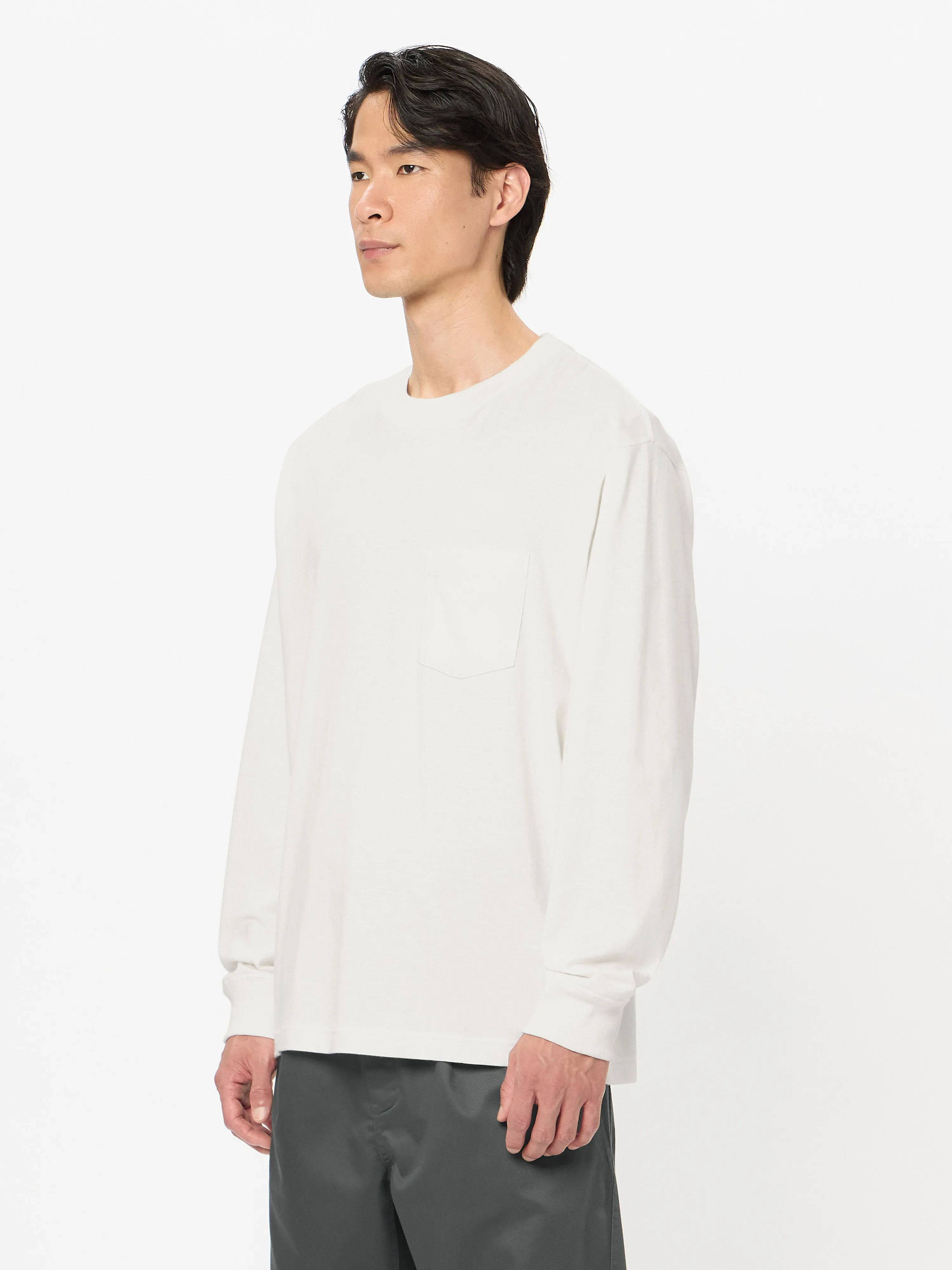 Oversized Pocket L/S T-shirt