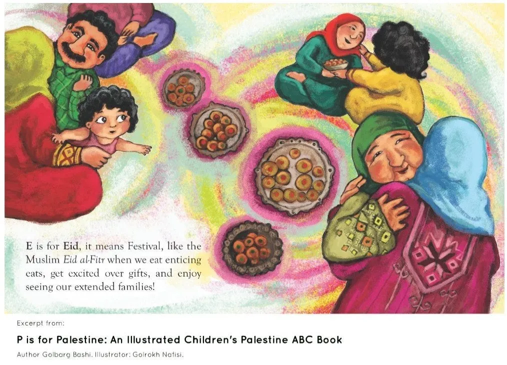 P Is for Palestine: A Palestine Alphabet Book – Golbarg Bashi and Golrokh Nafisi