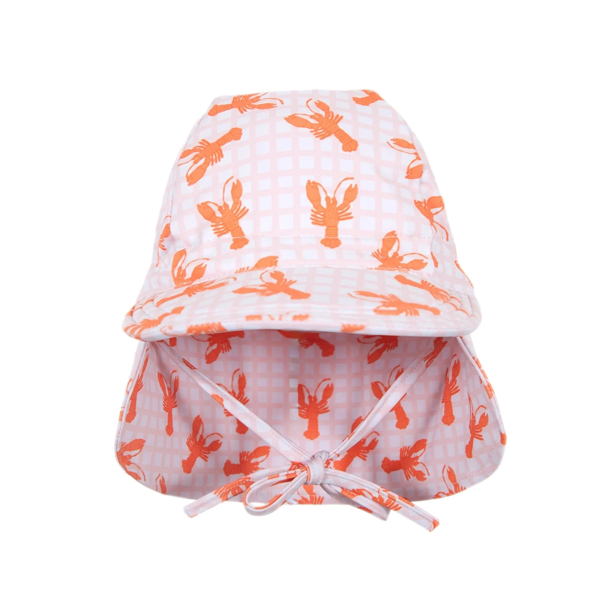 Pink Lobsters Swim Flap Cap