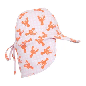 Pink Lobsters Swim Flap Cap