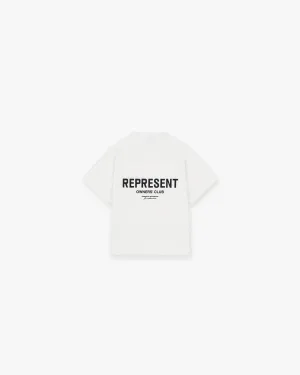 Represent Mini Owners Club T-Shirt - Flat White