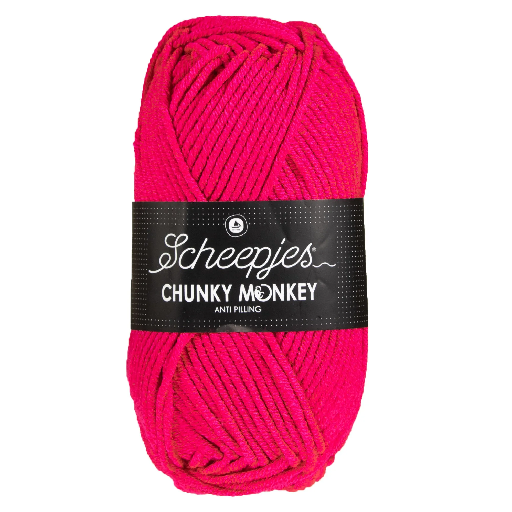 Scheepjes Chunky Monkey Yarn - 1435 Magenta