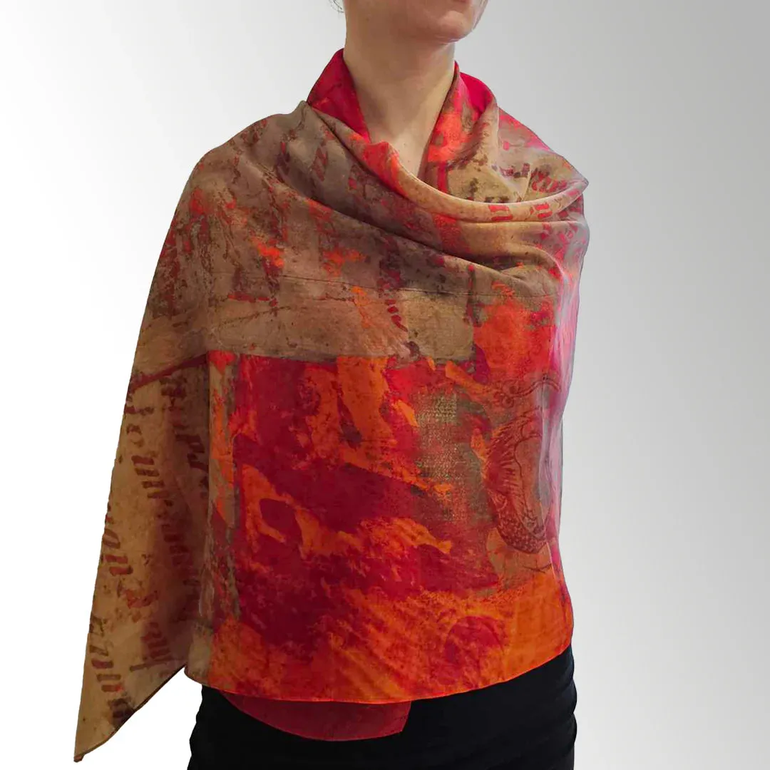 Shine of a Hymn Silk Scarf