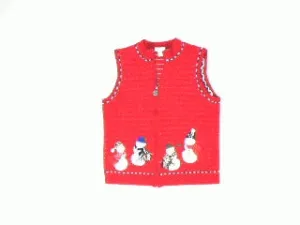 Snowman In The Wild-XSmall Christmas Sweater