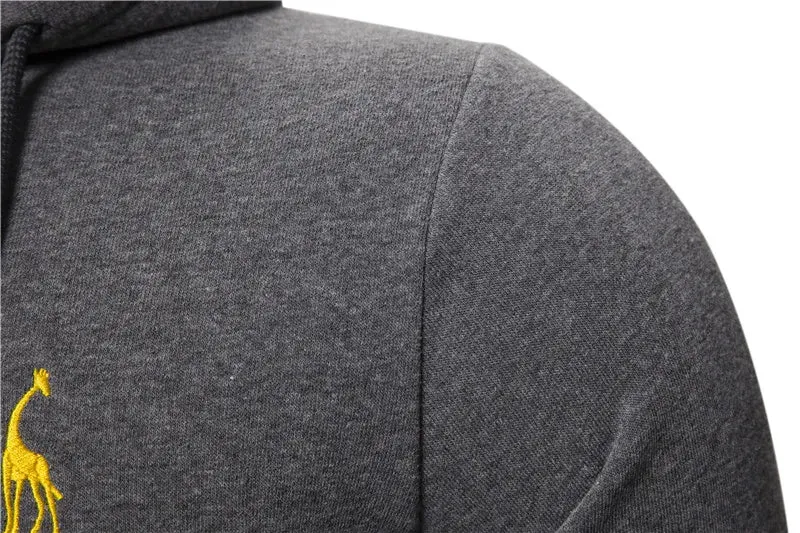 Spring Men's Sweatshirts Streetwear Thick Fleece Hoody Hoodies Men Fashion Brand Cotton Men's Hoodies Coats