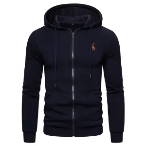 Spring Men's Sweatshirts Streetwear Thick Fleece Hoody Hoodies Men Fashion Brand Cotton Men's Hoodies Coats