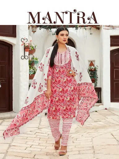 Stitched Readymade Pink Rayon Salwar Suits for Ladies