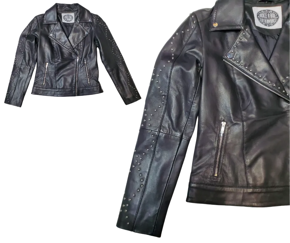 The "Halestorm" Ladies Leather Jacket