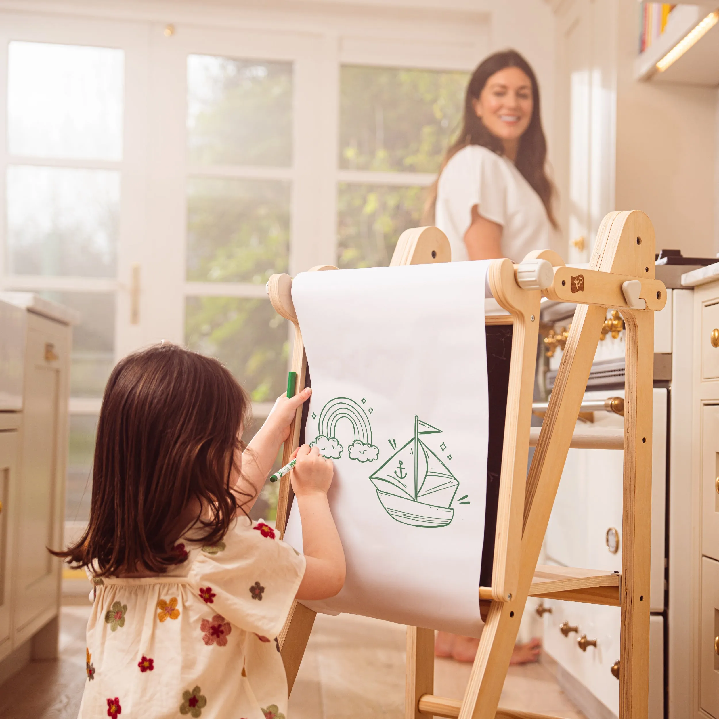 TP Active-Tots Pikler Style Wooden Easel Play Accessory - FSC® certified