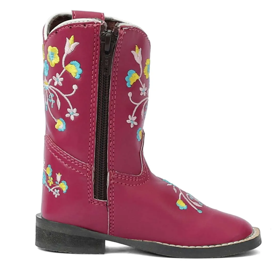 TuffRider Toddler Floral Cowgirl Western Boot