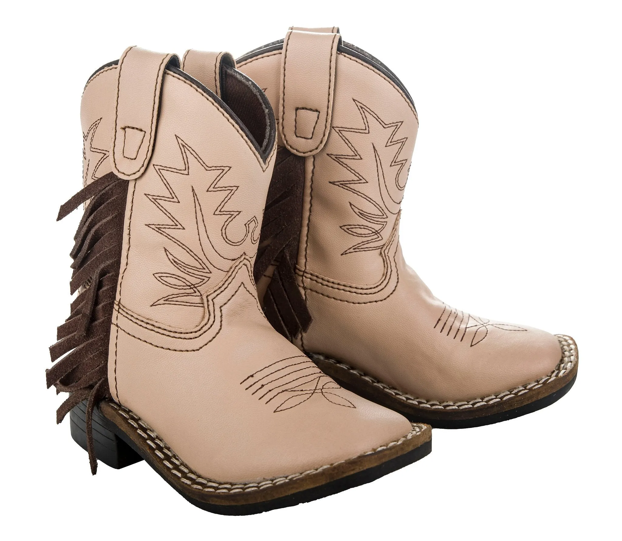 TuffRider Youth Tan Fringe Bootie