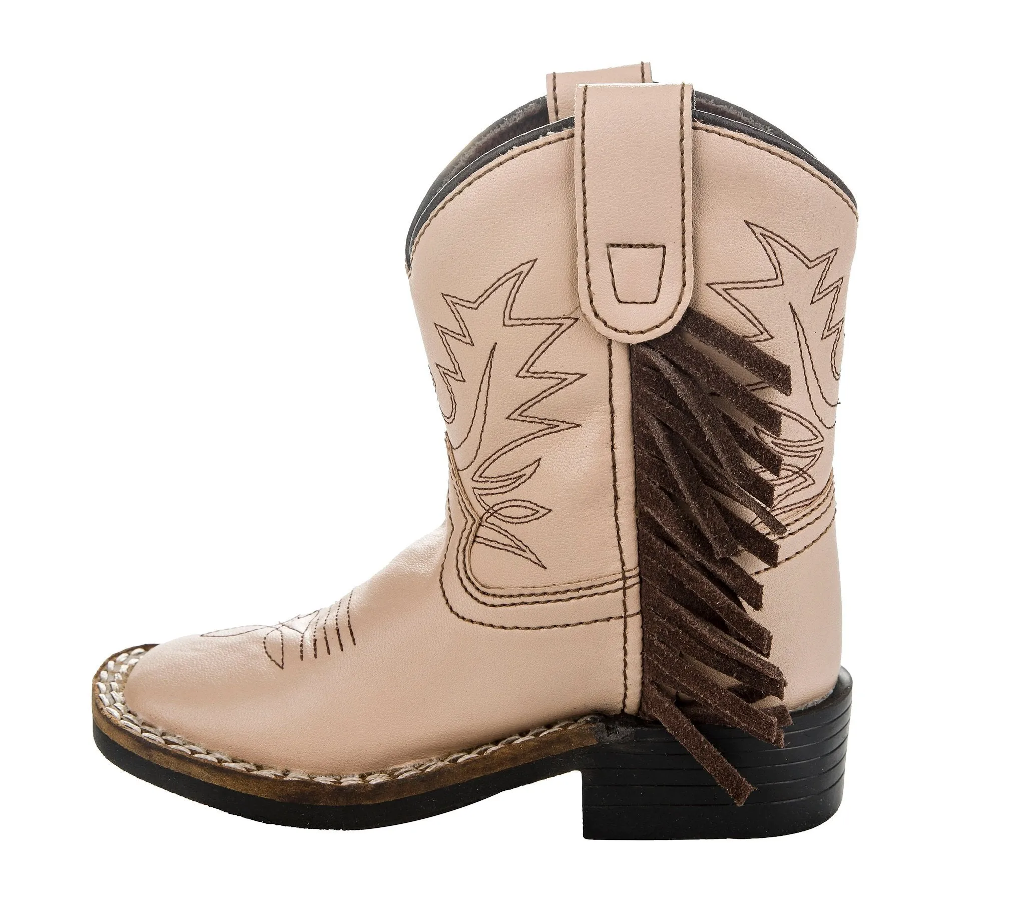 TuffRider Youth Tan Fringe Bootie