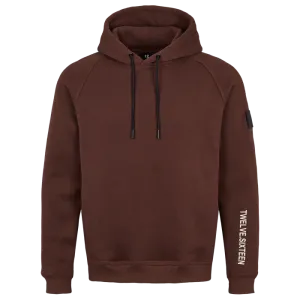 Twelve Sixteen Hoodie D. Brown 100% Cotten