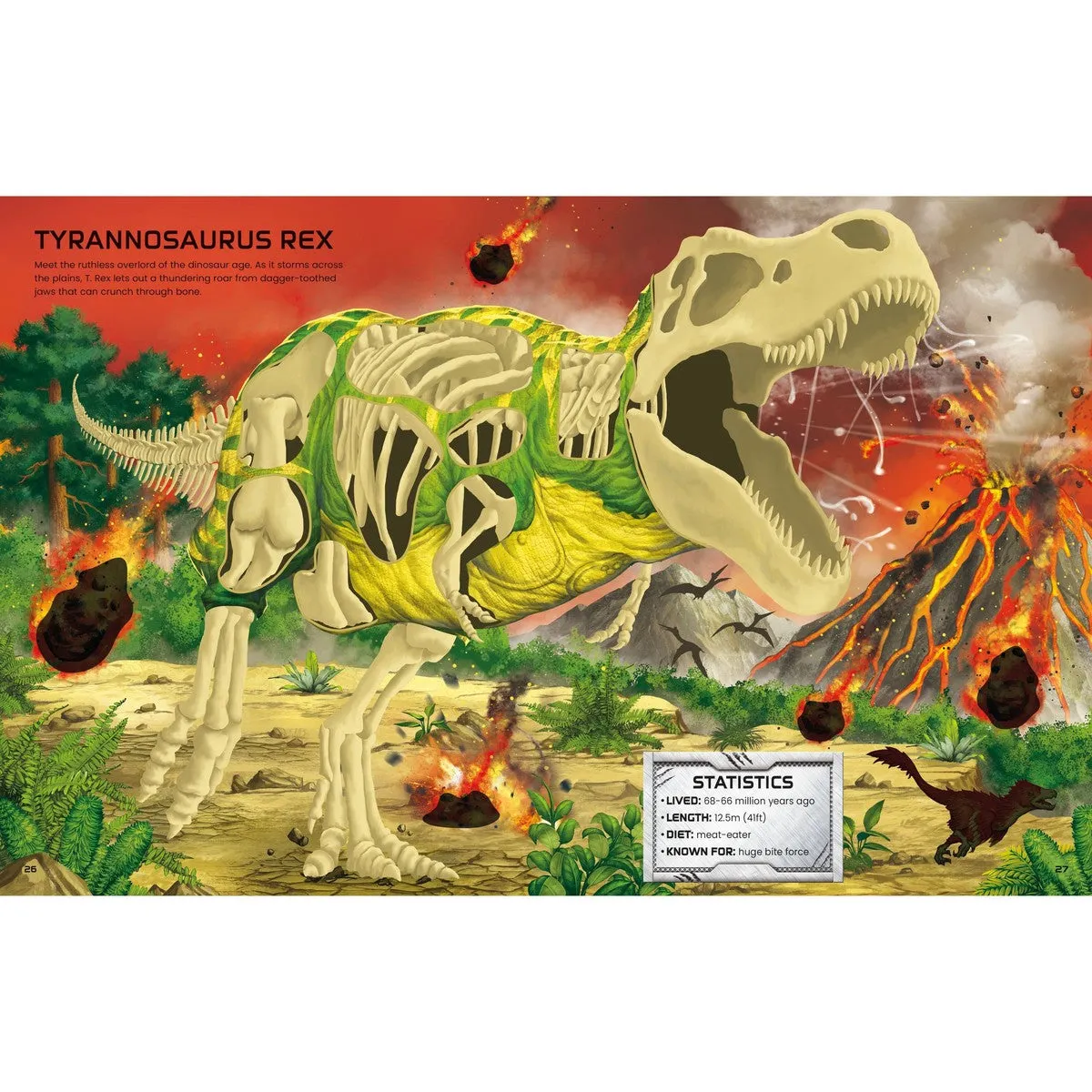 Usborne build your own dinosaurs and T Rex sticker book