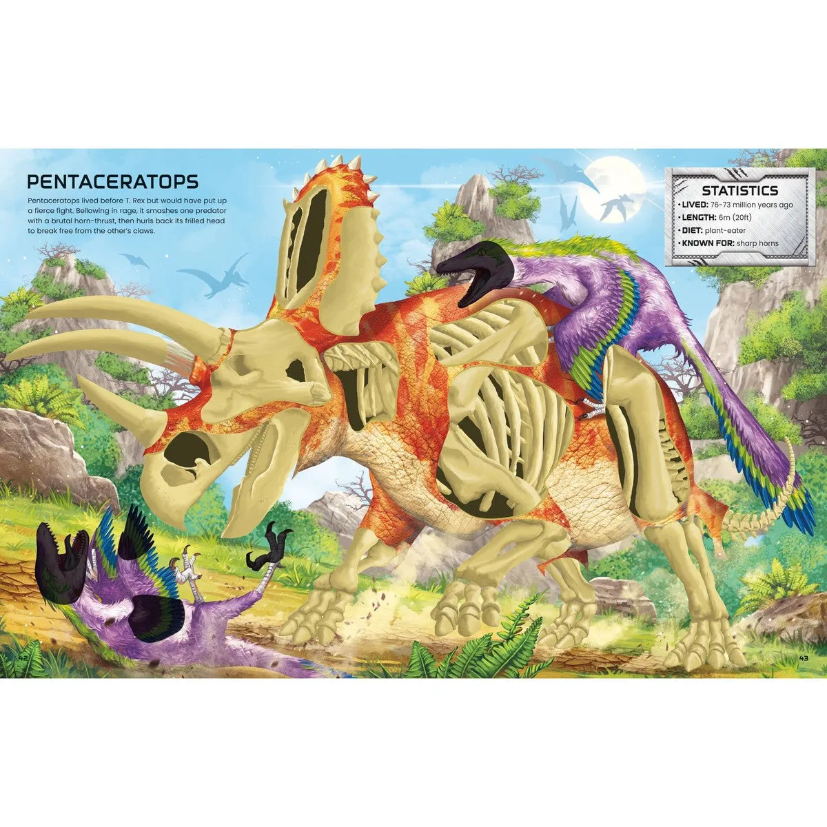 Usborne build your own dinosaurs and T Rex sticker book