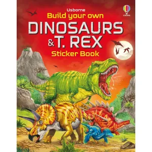 Usborne build your own dinosaurs and T Rex sticker book