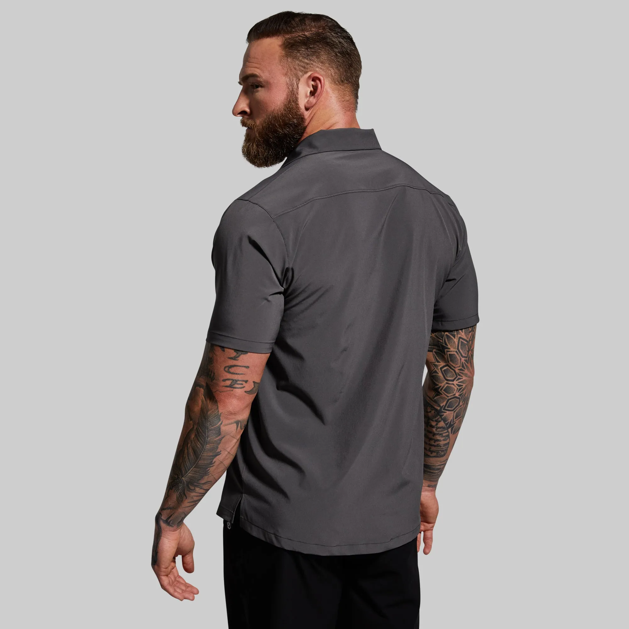 Voyager Button Up (Gunmetal Grey)